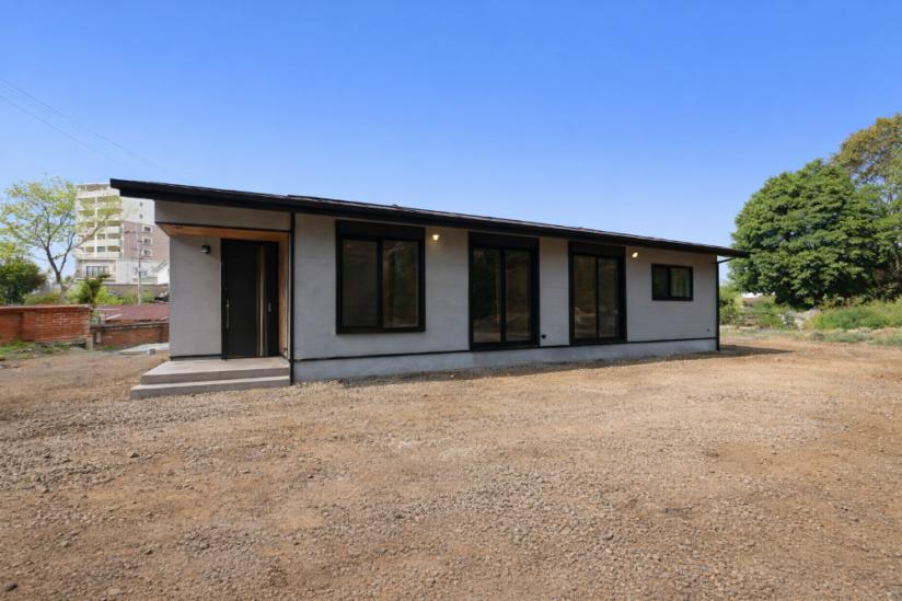 田川市「障子をアップサイクルしたナチュラルな平屋」