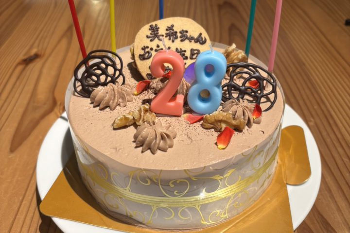 MIMOSAのケーキ🎂