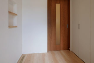 若松区「終の棲家に選んだ、平屋1LDK」の最小スペース玄関