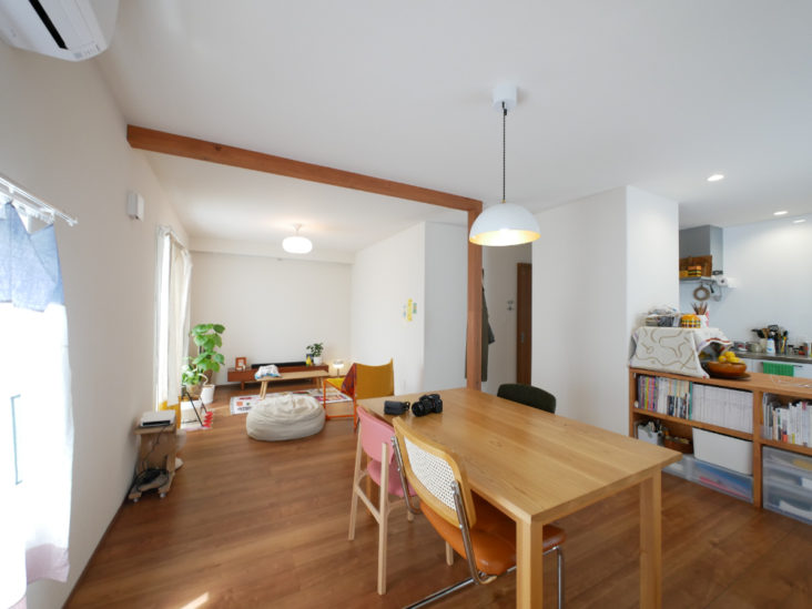 北九州市小倉南区「築48年断熱性能向上リノベ～家事動線が整うカフェ併設住宅～」